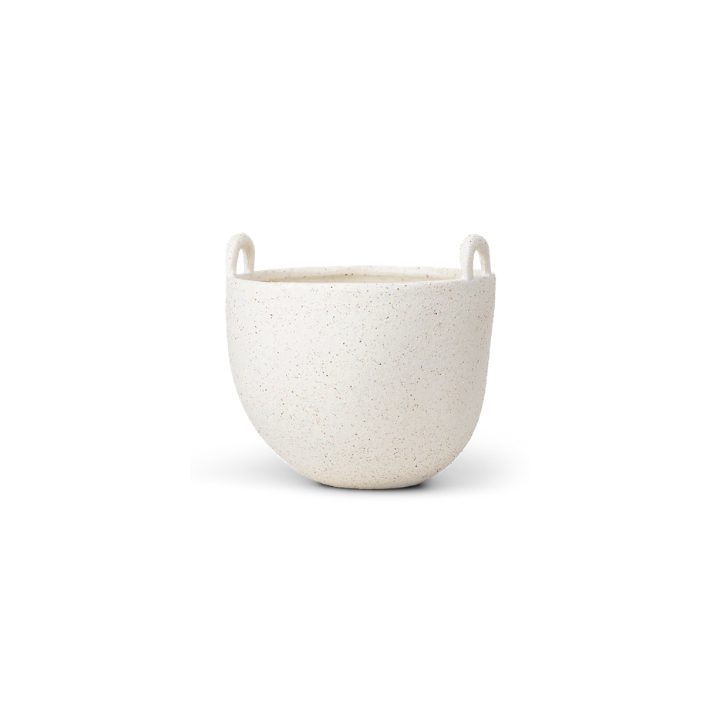 Speckle Pot Small - White