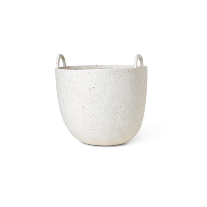 Speckle Pot Small - White