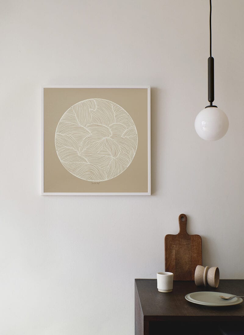 Little Detroit Moon No.01 50x50
