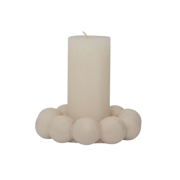 Candle Holder Talon Off White