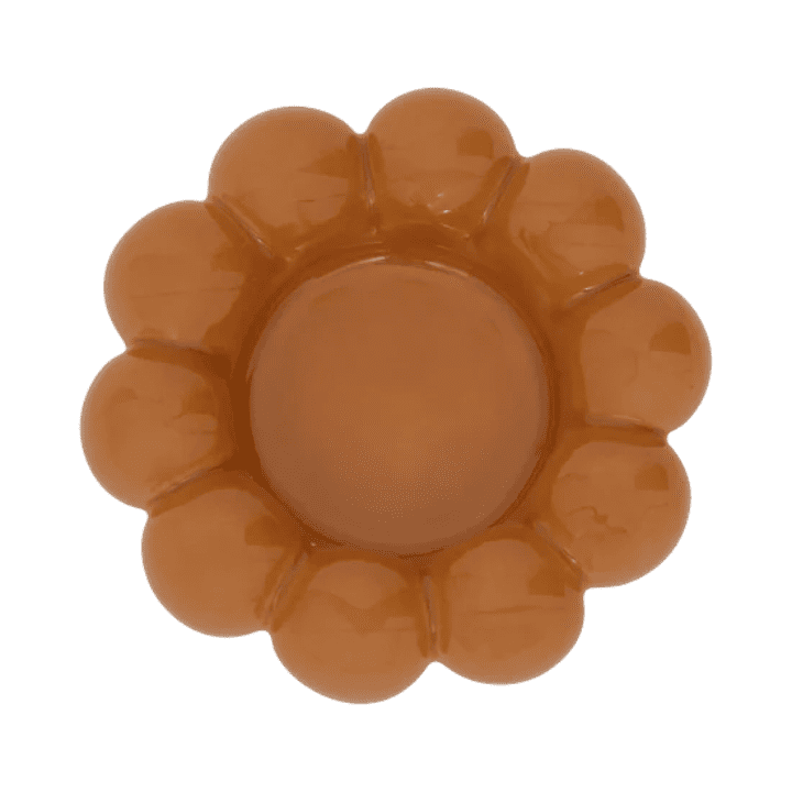 Candle Holder Talon Golden Orange