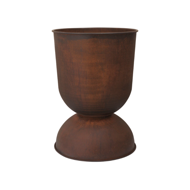 Hourglass Pot - Rust