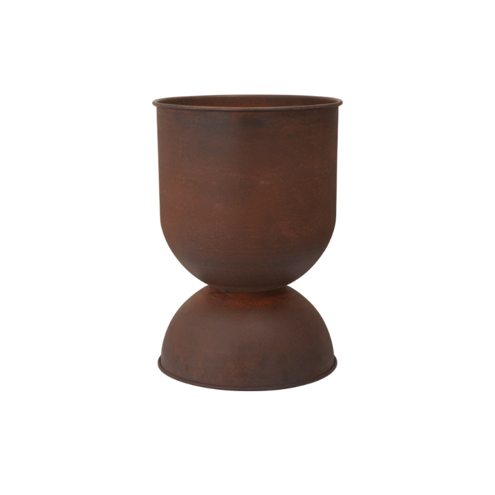 Hourglass Pot - Rust