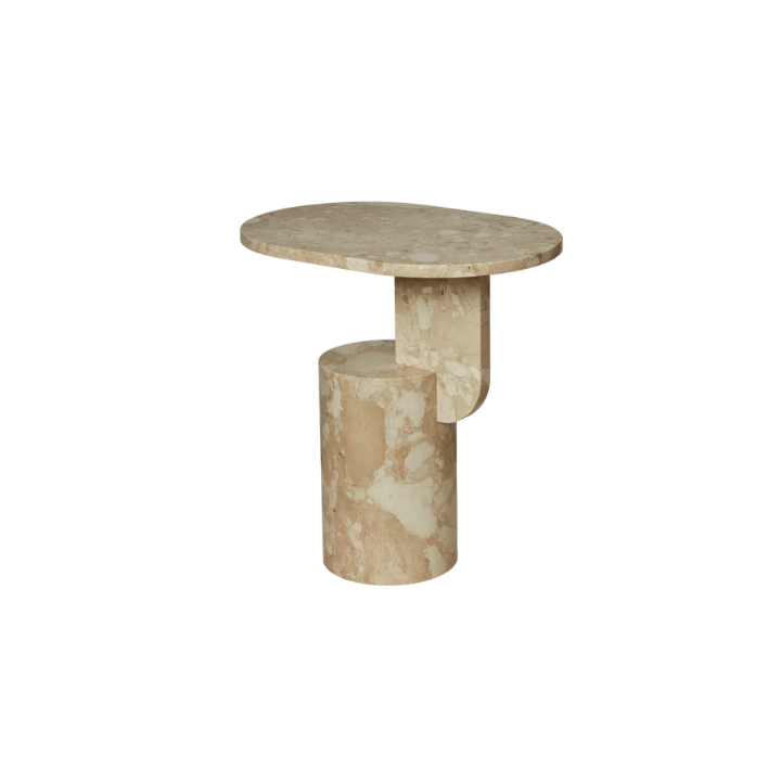 Insert Side Table Stone Sand