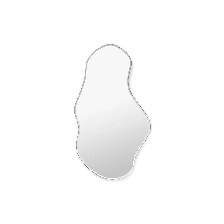Pond Mirror Large Dark Chrome