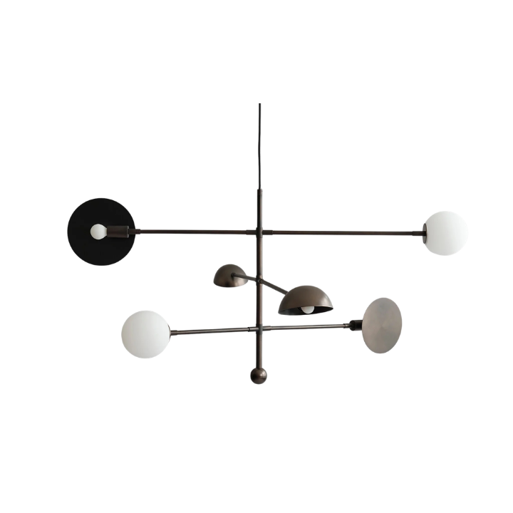 Sahn Chandelier Bronze