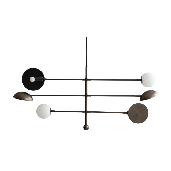Sahn Chandelier Bronze
