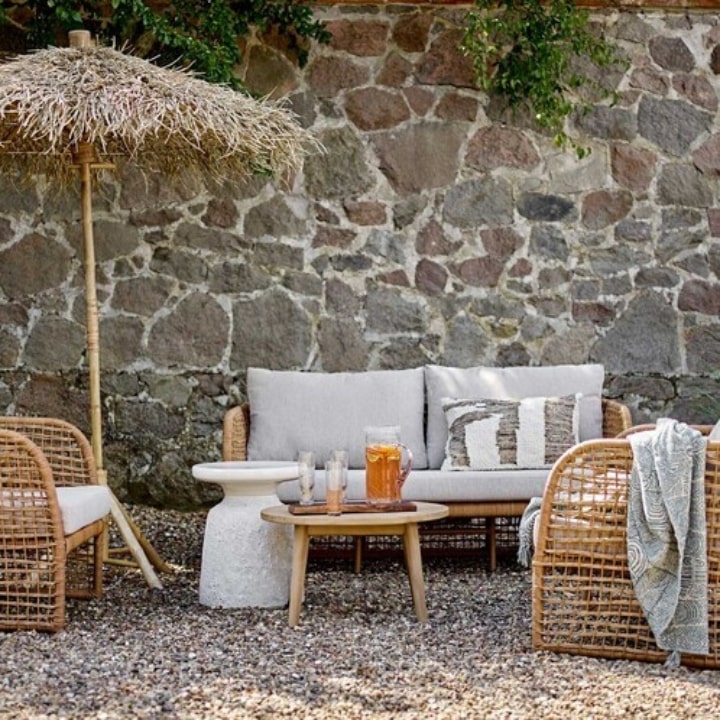 Solana side table white