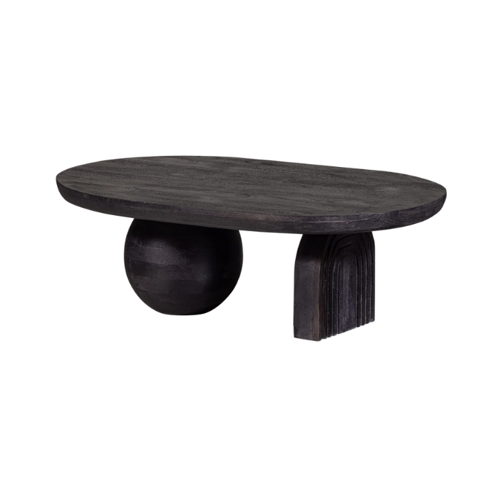 Steppe Coffee Table Mango Wood Black