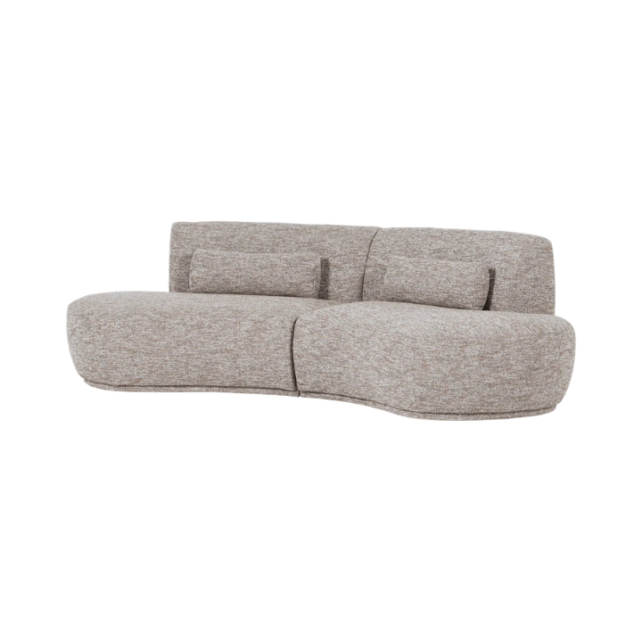 Batavier Half Round Sofa 4 Seater Sand
