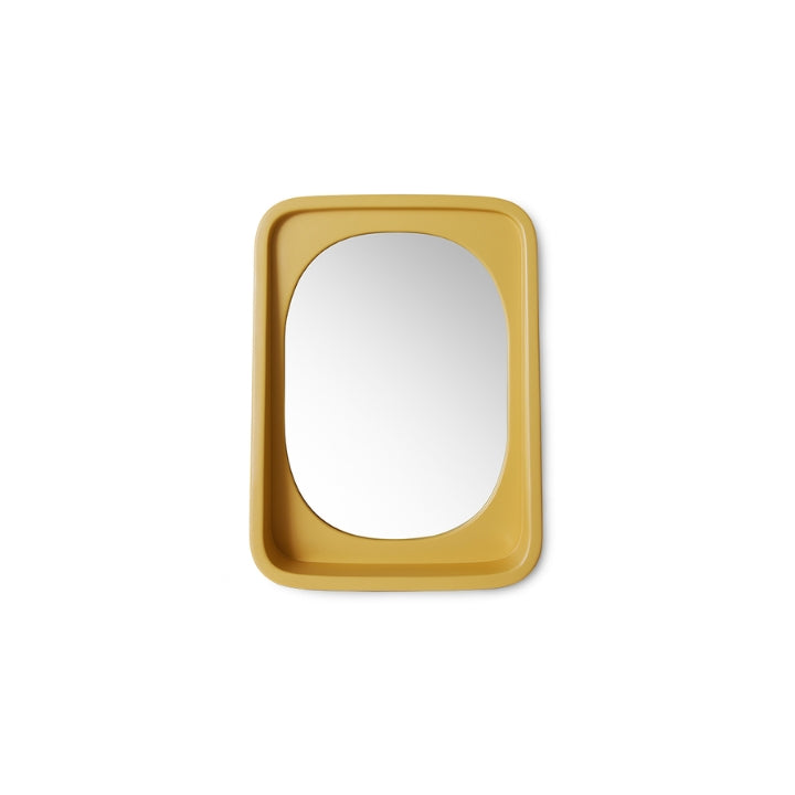 Curve Mirror Ochre Matt
