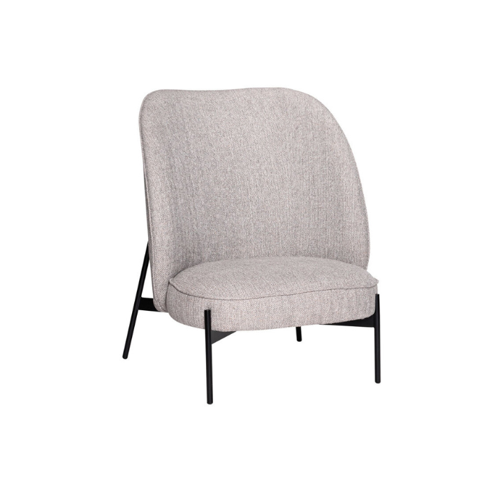 Area Lounge Chair Light Grey