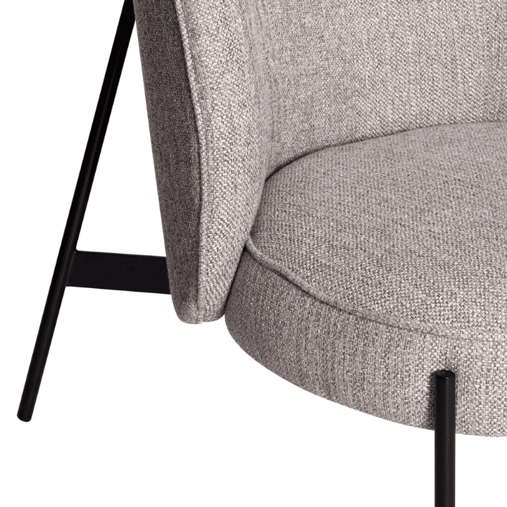 Area Lounge Chair Light Grey