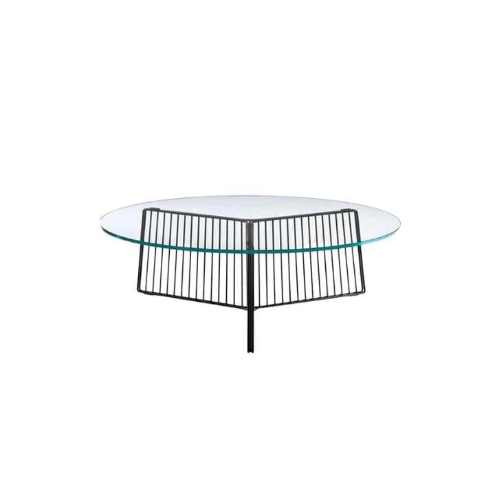 Anapo table en verre transparent