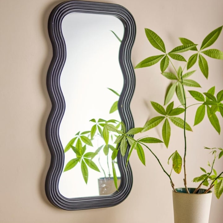 Miroir mural parker, noir