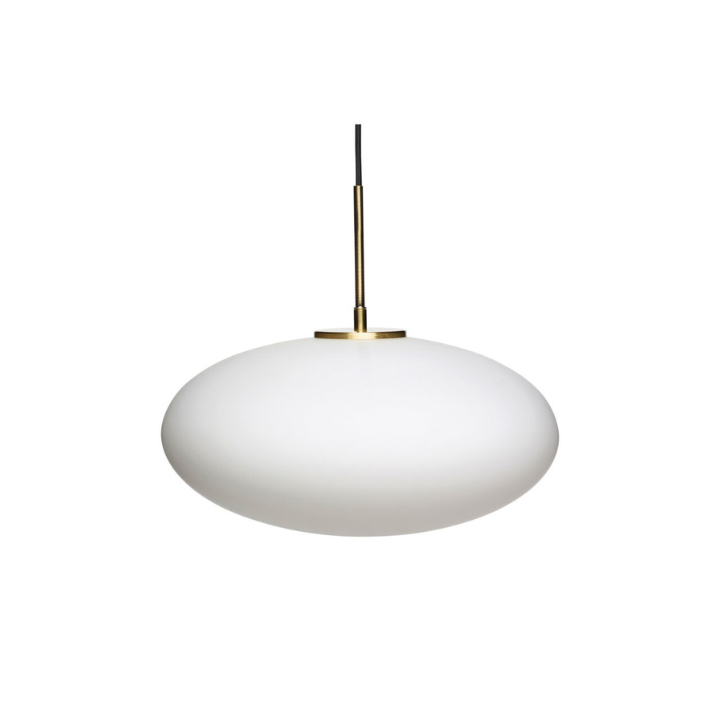 Muse Pendant Ellipse White