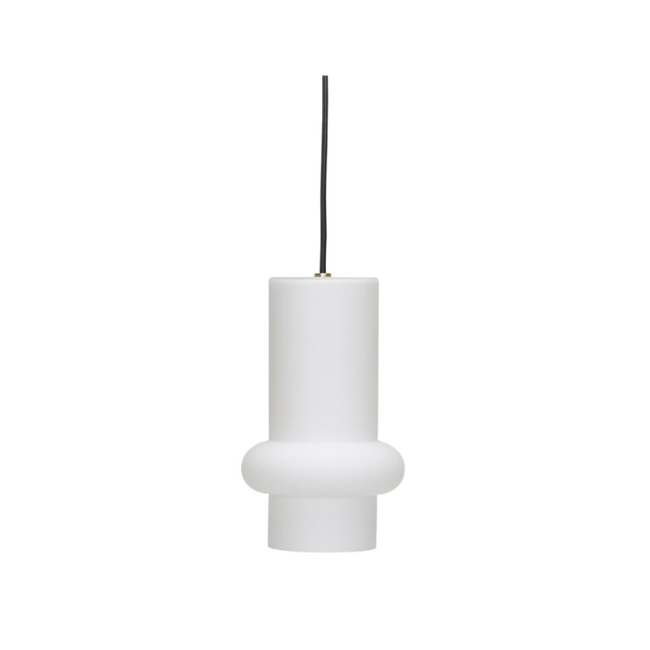 Pilule Pendant Down Matt White