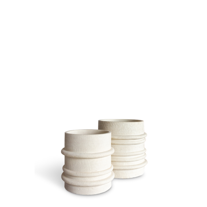 Planter Preston Small Ceramic White