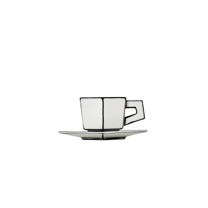 Tasse Expresso Blanc/Noir