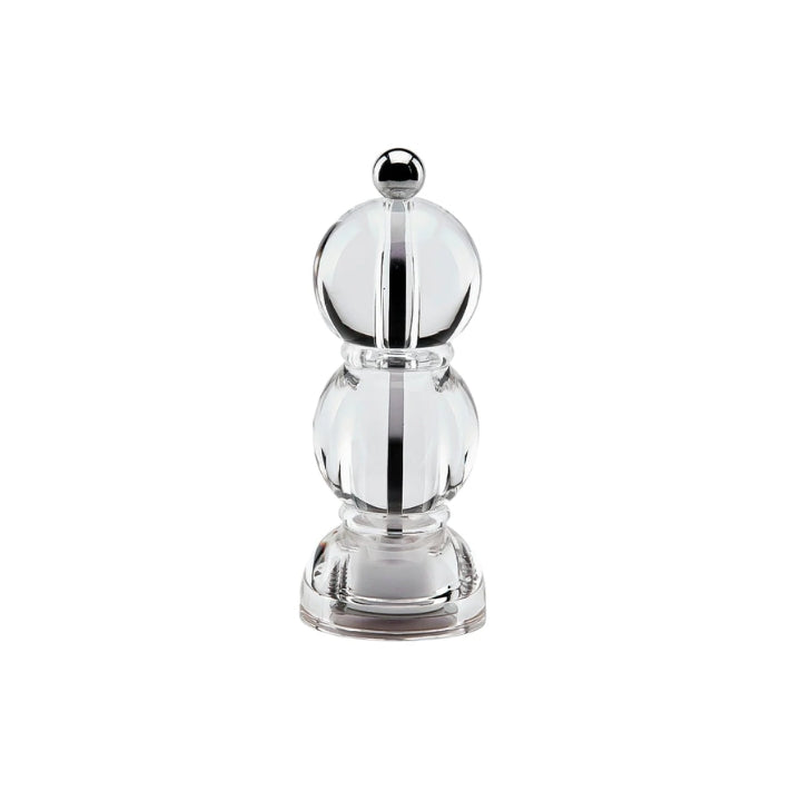 Moulin à Sel et Poivre Bobbin en Verre 14 cm