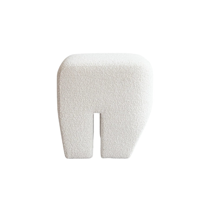 Scupt Stool-Off White