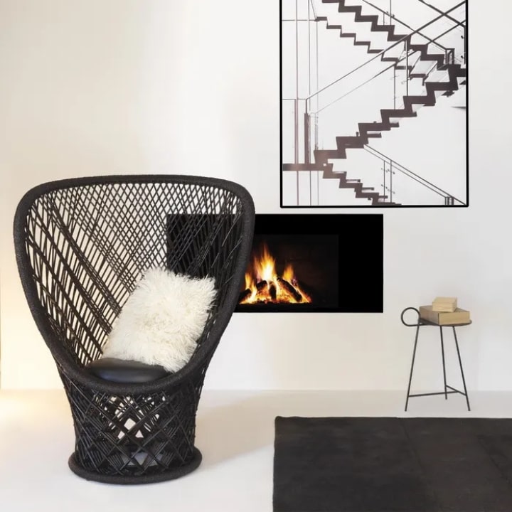 Pavo fauteuil marron