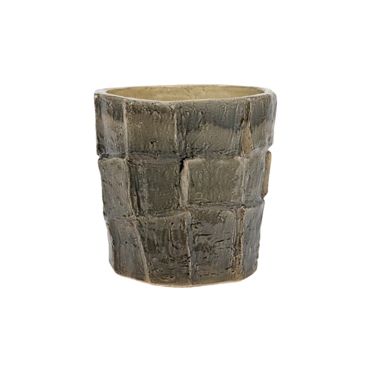 Pot de Fleurs XL Gris Fonce